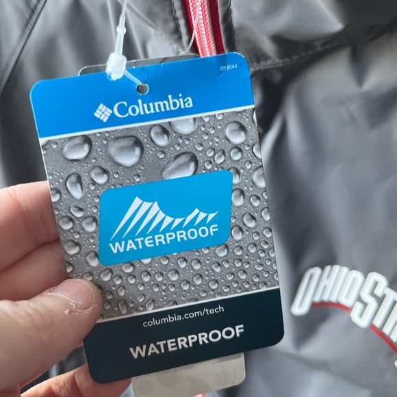 Columbia Women’s Ohio State Gray Windbreaker Jacket - Picture 5 of 6